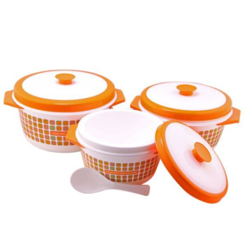 Recipiente de plástico 3PCS Food Warmer